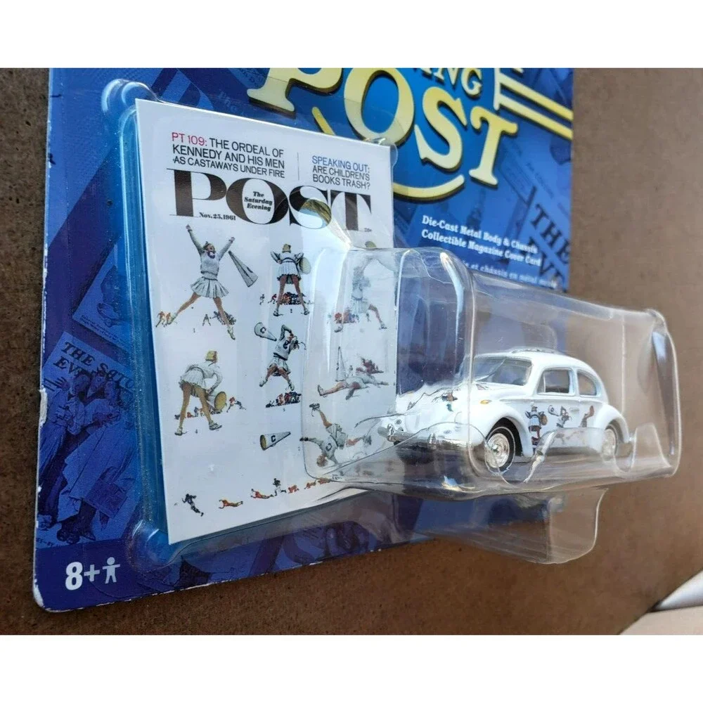 2005 Johnny Lightning 1965 VW BEETLE White #07 The Saturday Evening Post WL 1:64